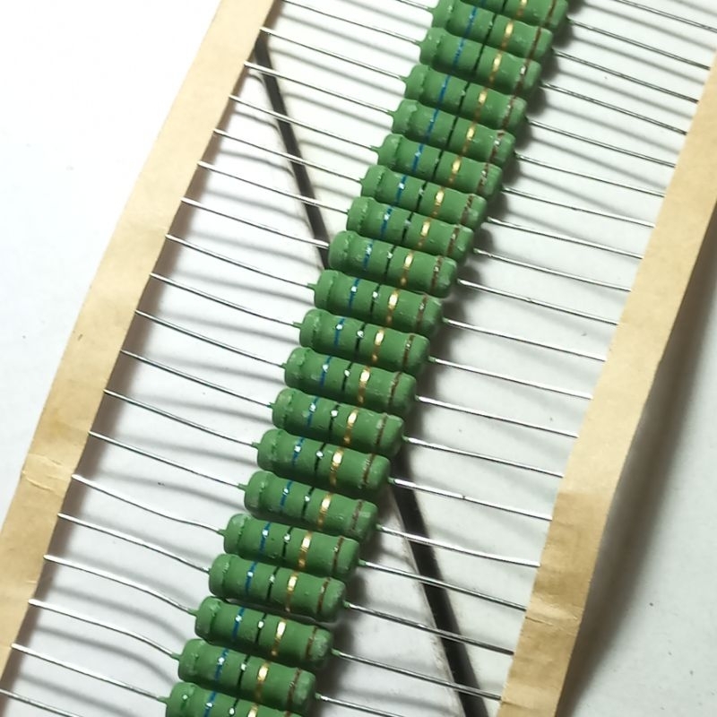 resistor R carbon film 56OHM 2watt original japan taiwan hijau biru hitam emas  coklat  2W oren 56 O