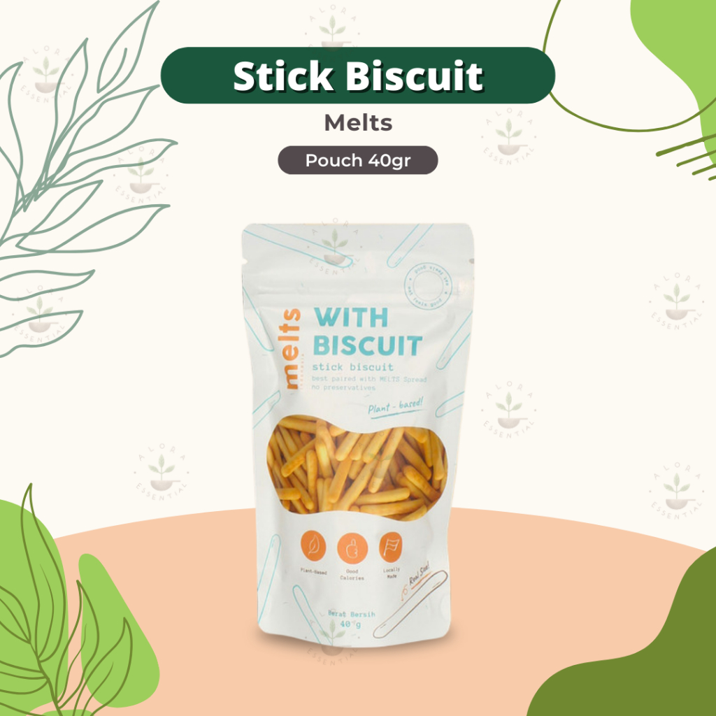 

Melts Butter Biscuit BISKUIT STIK cocok untuk selai coklat Melts 40gr