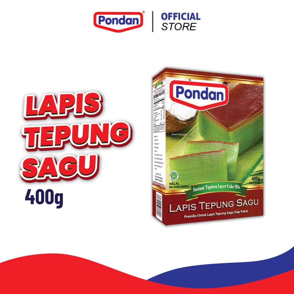 

Pondan Lapis Tepung Sagu 400g