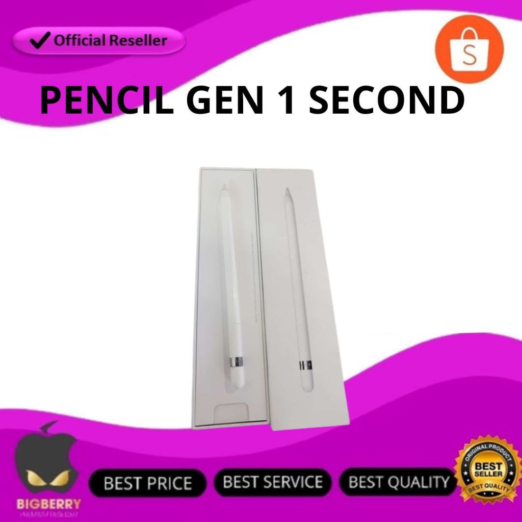 Apple Pencil gen 1 second Original 100% | bekas