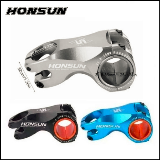 Stem Honsun OS 31.8 dan 35mm. Stem Stang Sepeda Dual Size