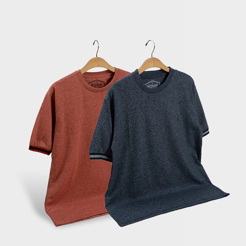 ROMP Kaos Siro Lengan Pendek Pria Round Neck