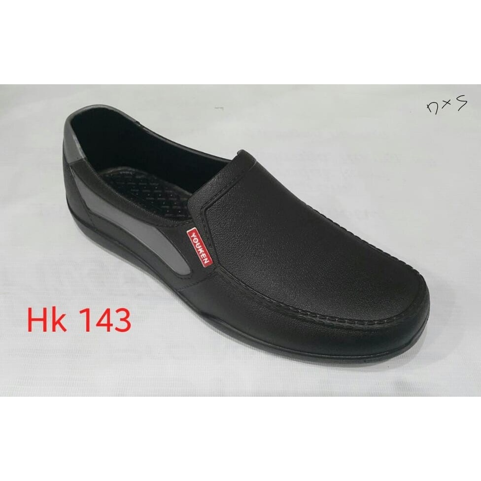 SEPATU SLOP KEREN FULL KARET ANTI AIR PASTI AWET YOUKEN HITAM MURAH BANGET