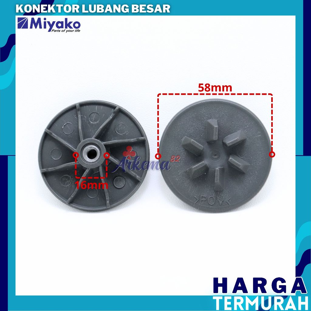 KONEKTOR BLENDER MIYAKO | KONEKTOR NASIONAL LUBANG BESAR | CONEKTOR BLANDER MIYAKO | GIGI BLANDER