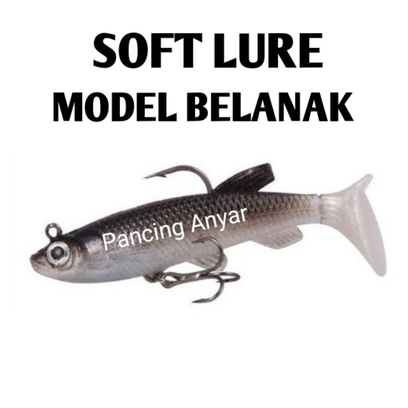 umpan soft lure model ikan belanak
