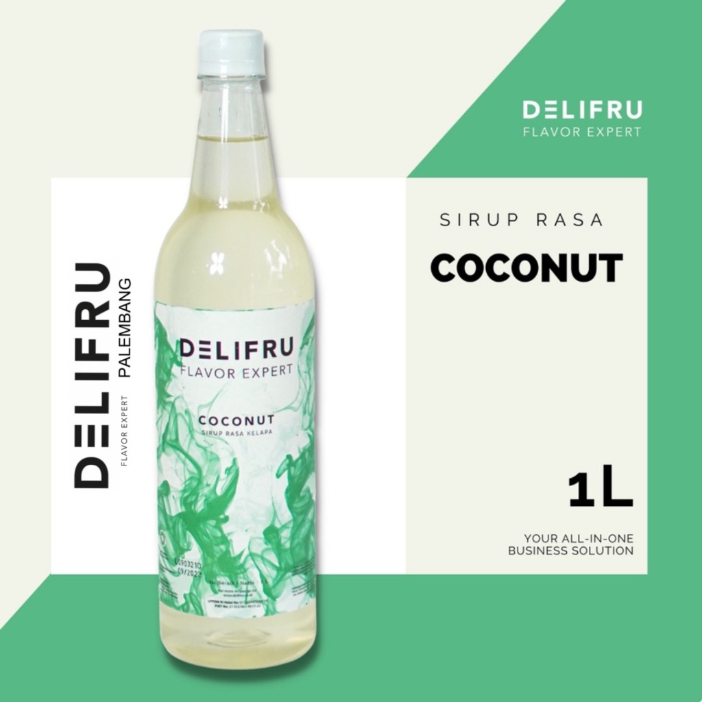 

Delifru Syrup Coconut - Sirup Kelapa 1 Liter