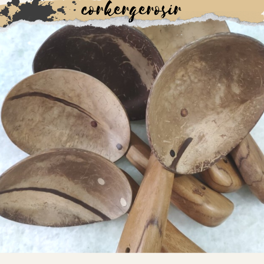 Centong Nasi Batok Kelapa / Sendok Nasi Batok Kelapa|Centong Batok Kelapa / Centong Kayu / Centong T