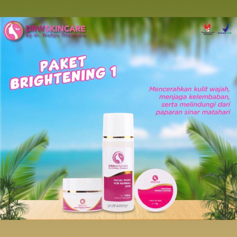 DRW Skincare Paket Brightening cream 1 / Paket Brightening cream 2 / Paket Brightening Cream 3