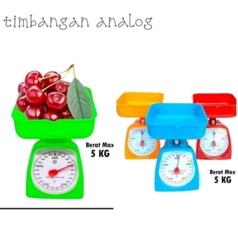 Timbangan Dapur Analog 5KG Timbangan Kue Manual Kitchen Scale