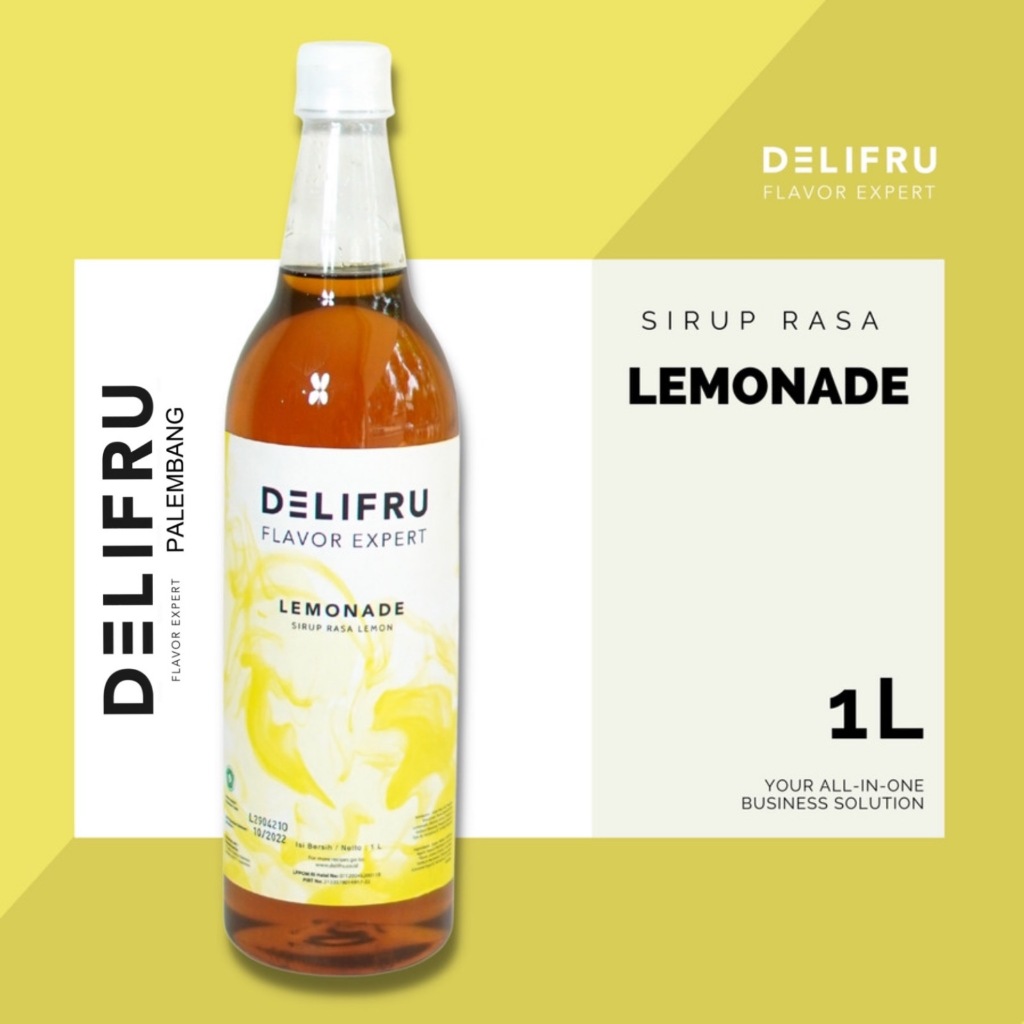 

Delifru Syrup Lemonade - Sirup Lemon 1 Liter