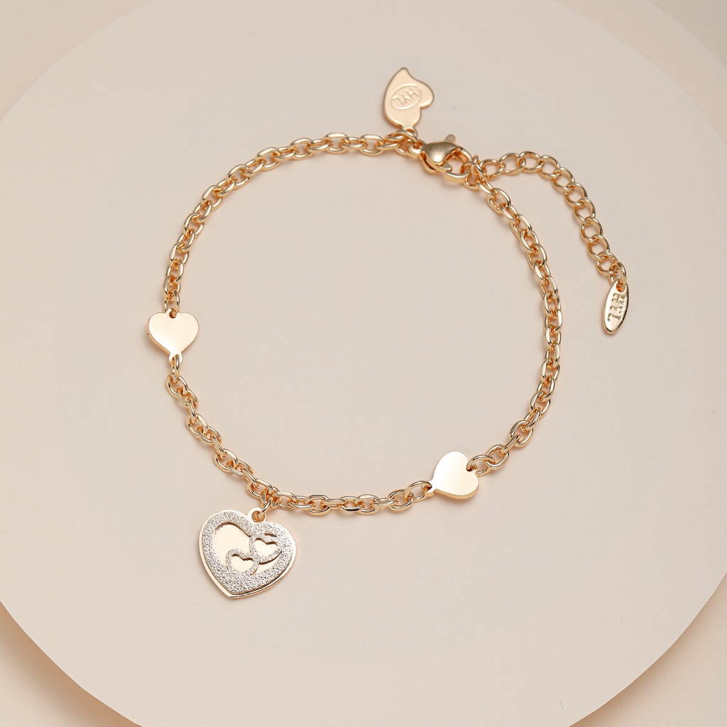 Hyl Jewelry 485B Gelang Stainless steel Titanium Wanita Bangle Bracelet Terbaru Anti Karat Dan Keron