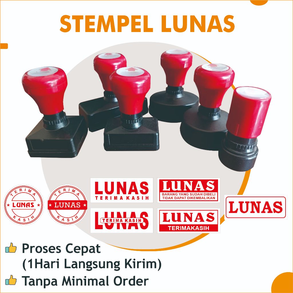 

Stempel Lunas Otomatis Tinggal Pakai