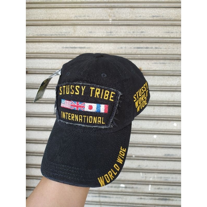 TOPI STUSSY TRIBE WORLD WIDE