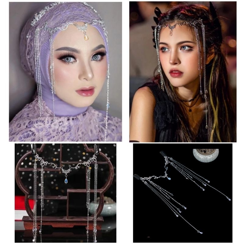 Headpiece Hijab | Hiasan Kepala Hijab | Headpiece Hijab Simple | Headpiece Hijab Pengantin | Headpie