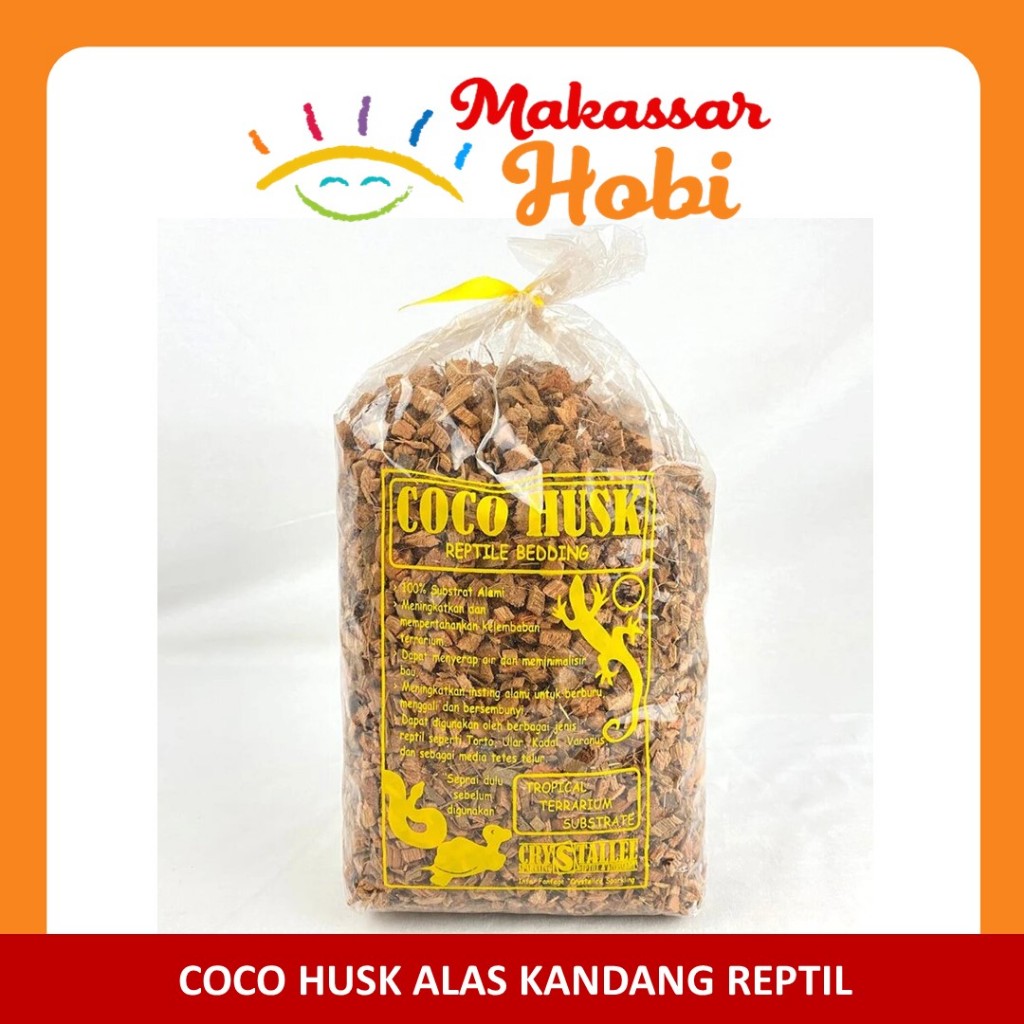 Coco Husk Alas Kandang Torto Reptil Kura Kura Aldabra