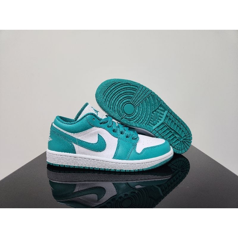 sepatu sneakers wanita air jordan 1 low turquoise