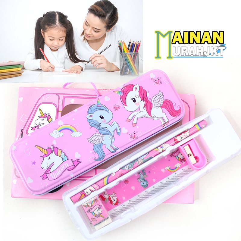 

FIGUREANS ATK KOTAK PENSIL PENGGARIS PENGHAPUS DAN RUNCINGAN SET LENGKAP NO9009 KOTAK PENSIL KARAKTER ANAK LUCU