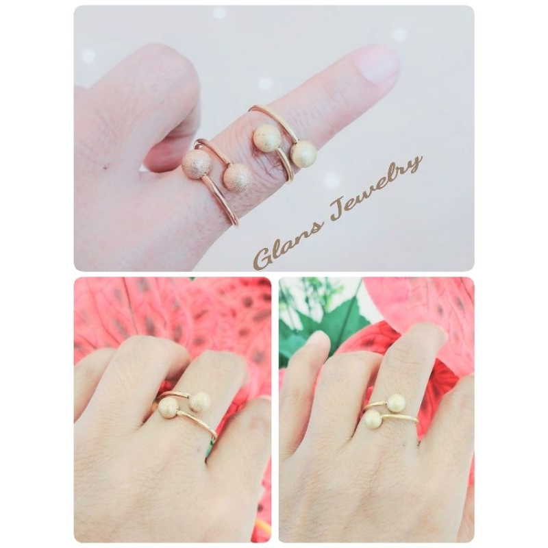 Glans - Cincin Titanium Bola Pasir