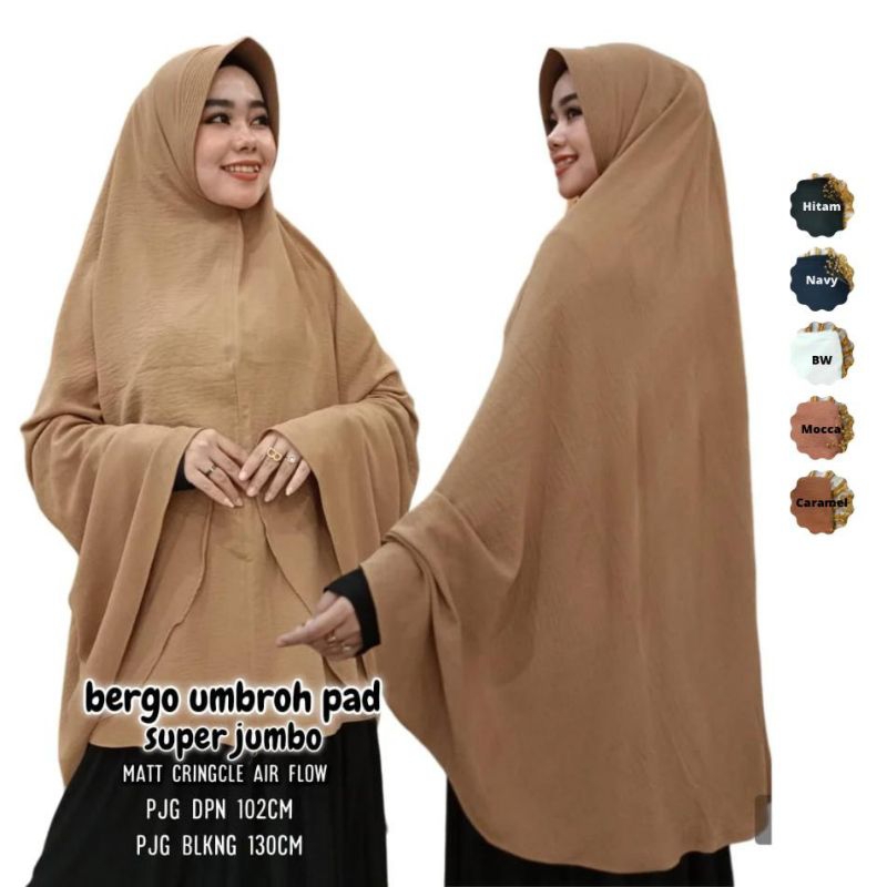 hijab terbaru hijab jumbo hijab umrah bergo umrah ped/non ped