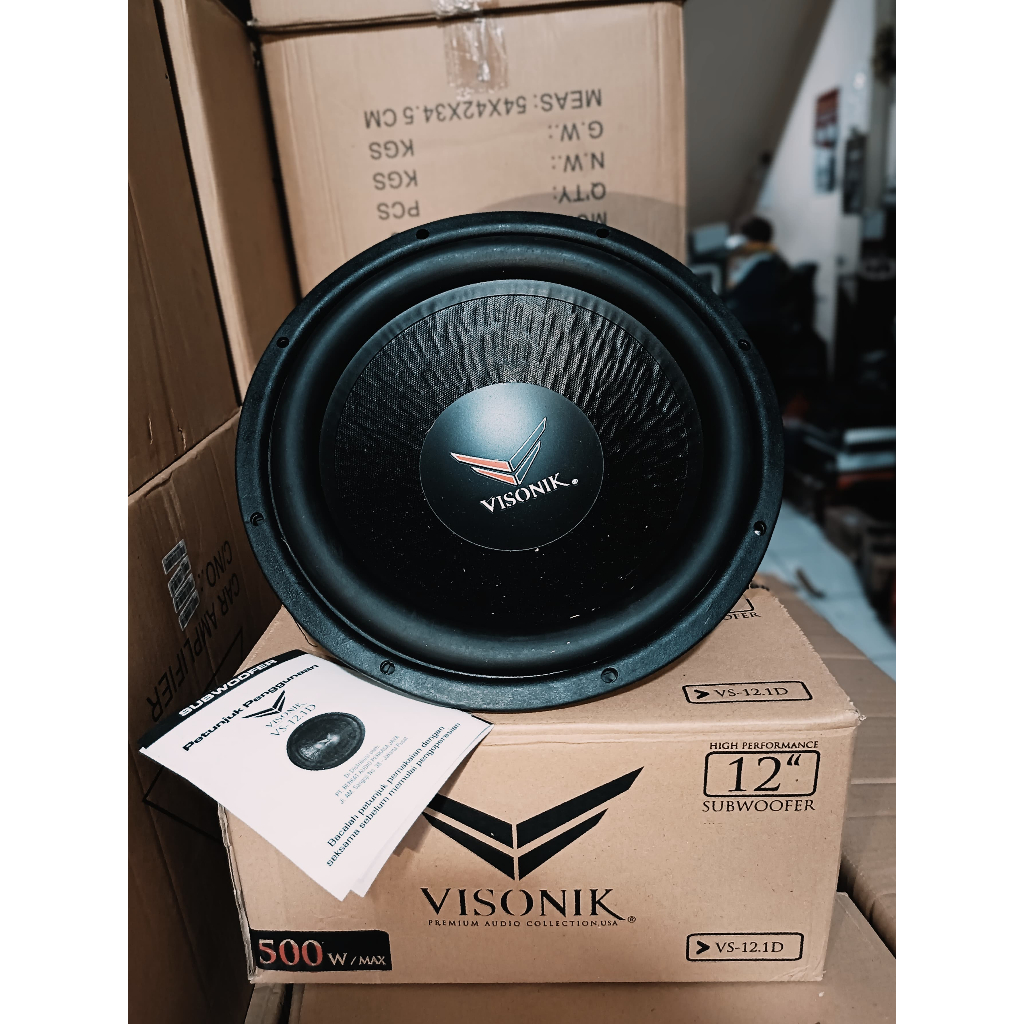 Subwoofer 12 inch visonik vs-12.1d - Single coil