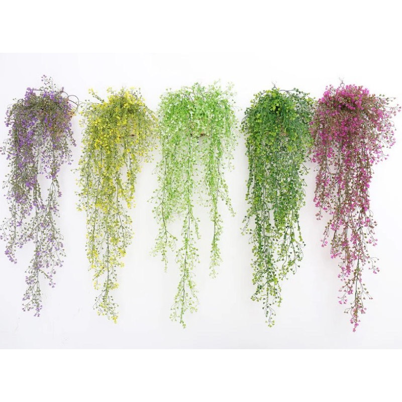 Daun Anggrek Juntai Plastik / Daun Juntai Lonceng / Daun Rambat / Daun Gantung / Daun Artifical / Ca