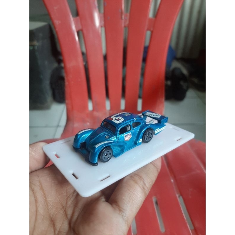 Hot Wheels Volkswagen Käfer Racer (loose) Original + 1 pcs Akrilik Kotak