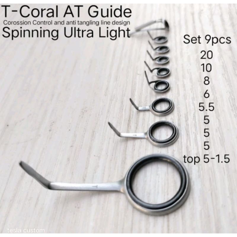 Ring guide AT Ultralight tahan karat dan anti keriting