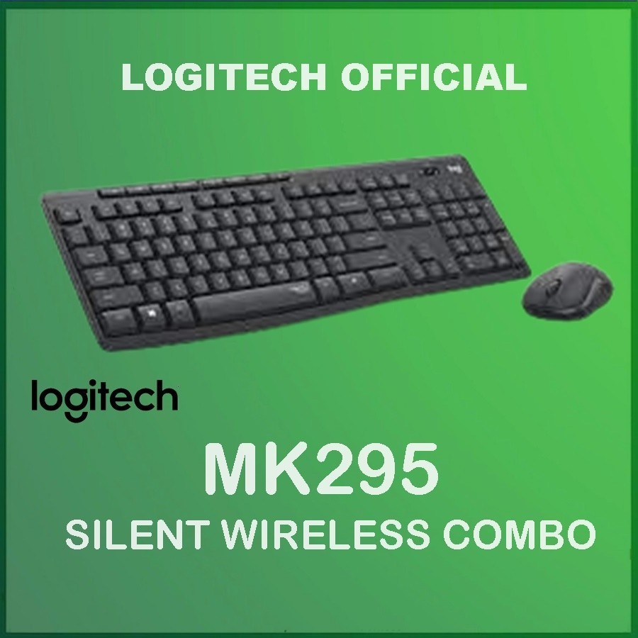 Logitech MK295 Silent Wirelles Combo Keyboard + Mouse Bundle