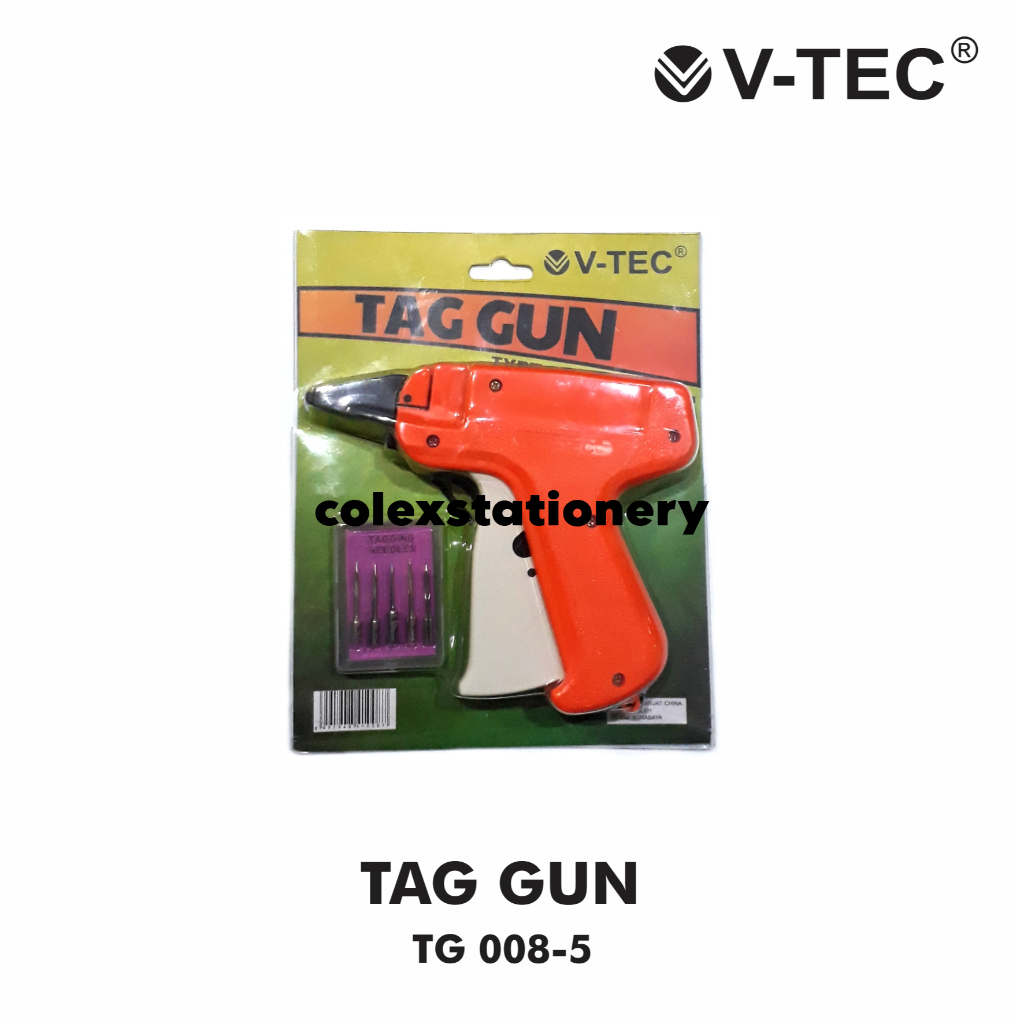 Tagging Gun / Tag Gun / Label Tag / Alat Label Baju / Alat Tembak Label TG-008 Vtec (1 Pcs)