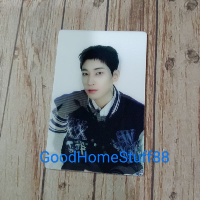 Seventeen SVT Wonwoo Wonu Follow Lenticular Lenti Card Official