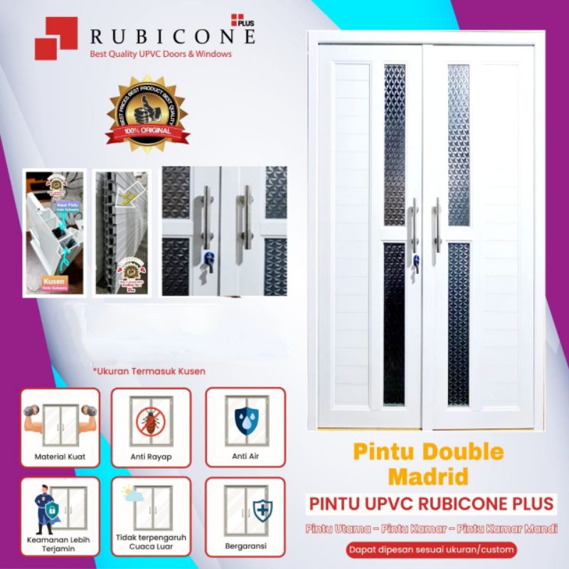 Pintu Utama UPVC Rubicone Plus Double Madrid