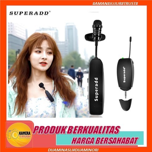 Superadd Mic Clip On Wireless WM1 Single Mic UHF - Microphone Wireless