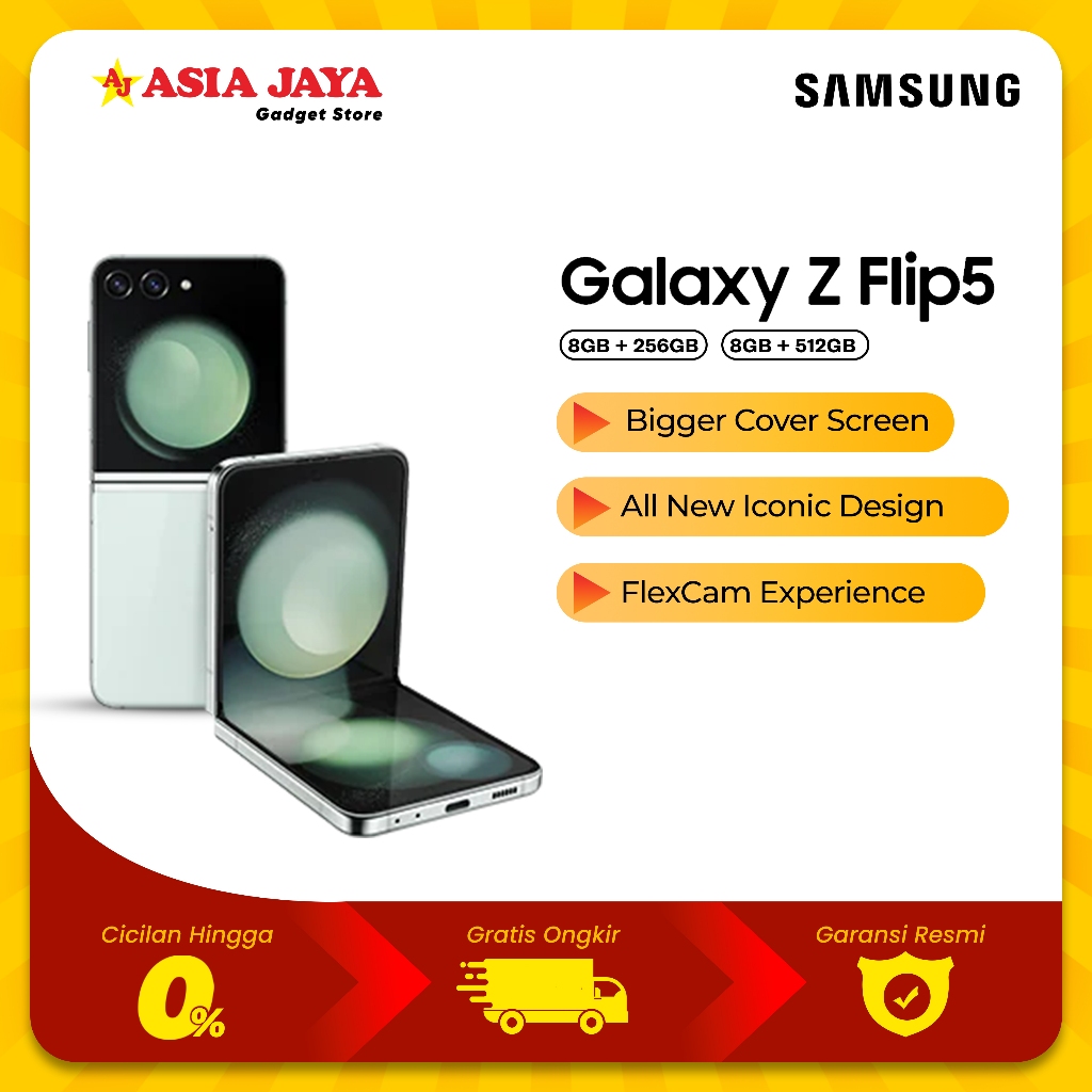 Samsung Galaxy Z Flip 5 NEW Original Garansi Resmi