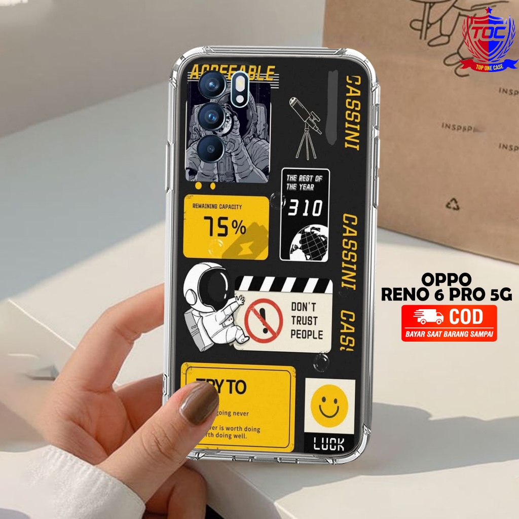 Case OPPO RENO 6 PRO 5G - Casing OPPO RENO 6 PRO 5G Terbaru TOP ONE CASE [ MOTIF 10 ] Silikon OPPO R