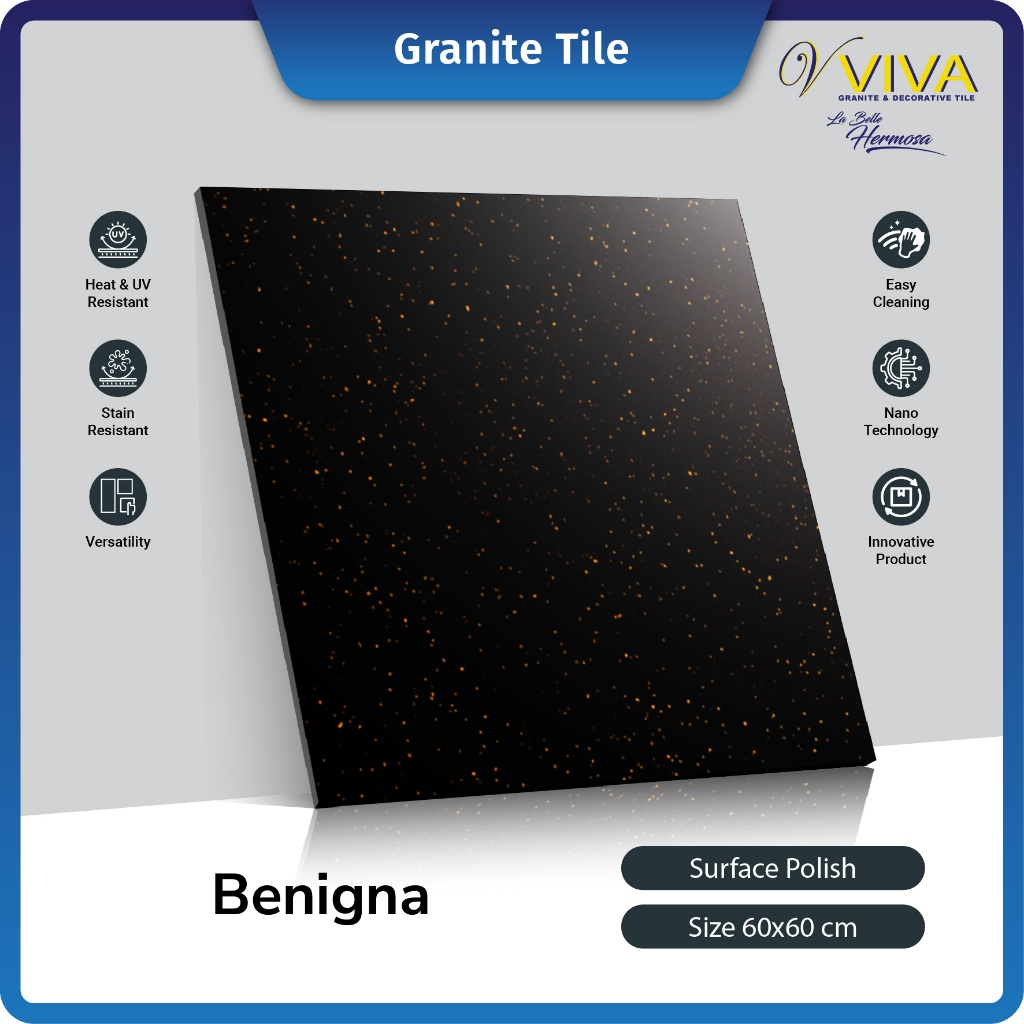 Viva Granite Tile Benigna 60x60 Granit / Keramik Lantai Dinding