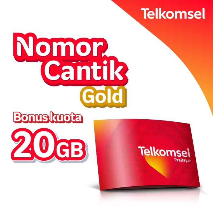Nomor Cantik Telkomsel Kuota Lokal 20GB