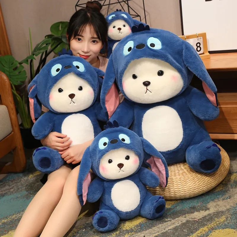 Boneka Mainan Bear Lotso Hodiee Kupluk Jumbo Mainan Boneka Viral Tedy bear Cosplay Cute 55 Cm High Quality Import SNI