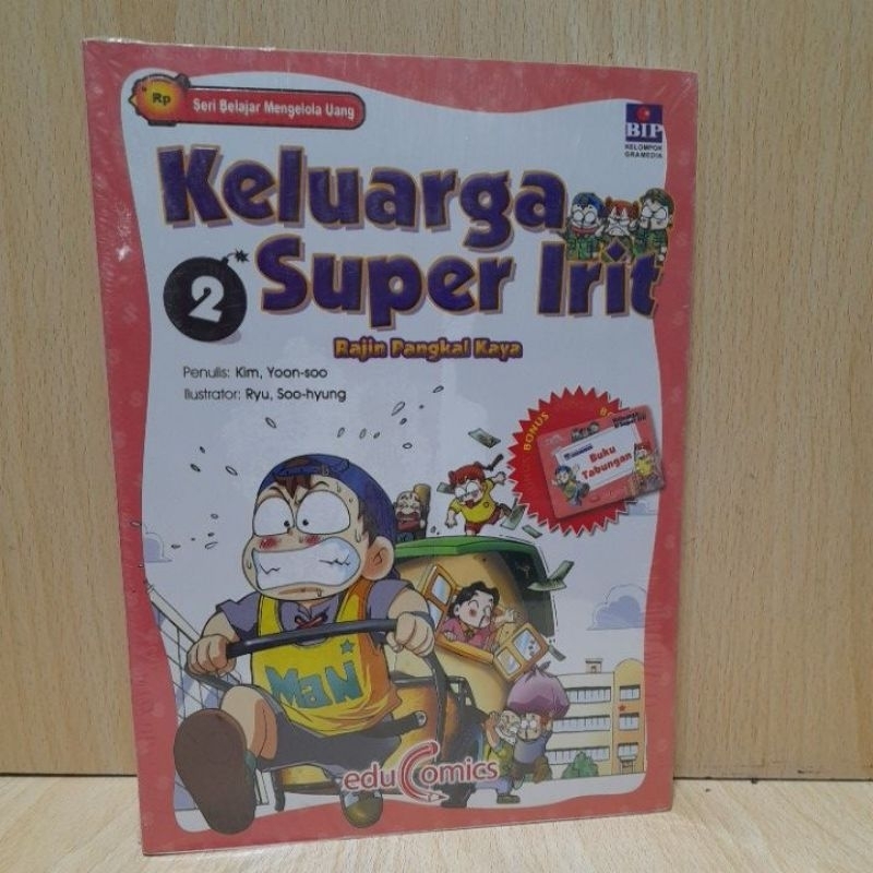 komik  KELUARGA SUPER IRIT 2.Rajin Pangkal kaya.