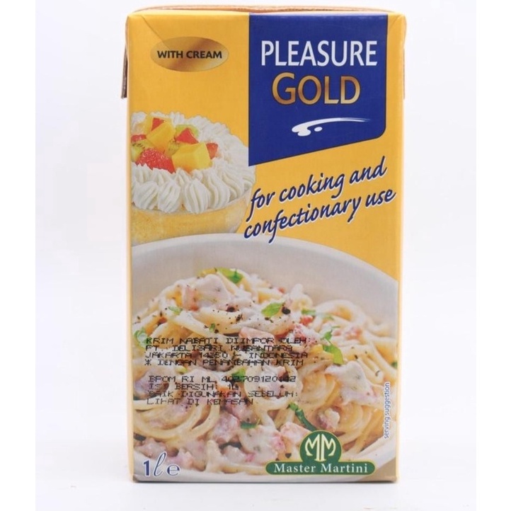 

KODE MFV846 Master Gourmet GOLD Cooking Whipping Cream 1Liter - Cooking Cream Gosend/Grab