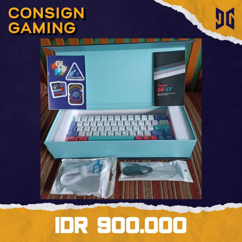 VOYAGER68 LIGHTYEAR EDITION ALUMINIUM BY PRESS PLAY - GATERON BROWN SWITCH ( CODE : YK372 )