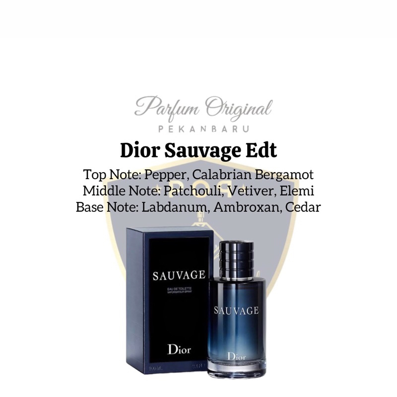 Dior Sauvage Edt-parfum original store garansi