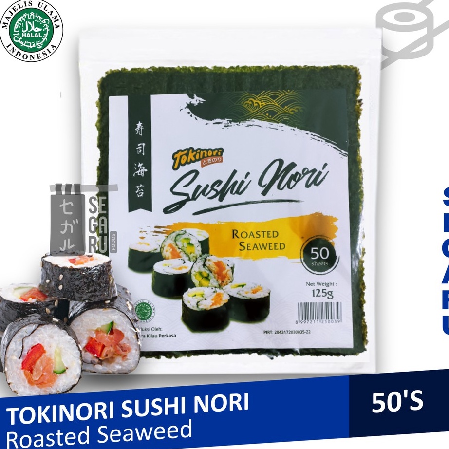 

Sale Tokinori Yaki Sushi | Nori Rumput Laut Halal 50 Sheet