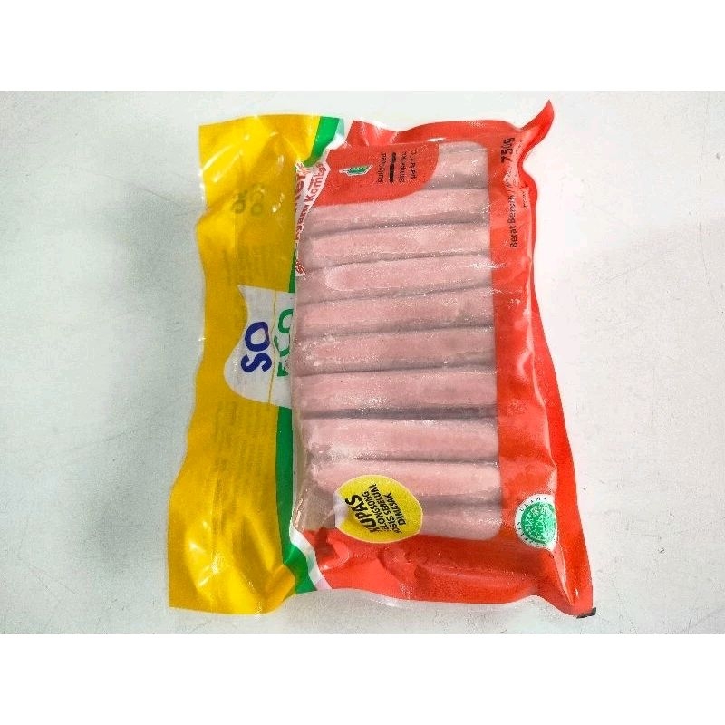 

Sosis Ayam So eco merah 750gr