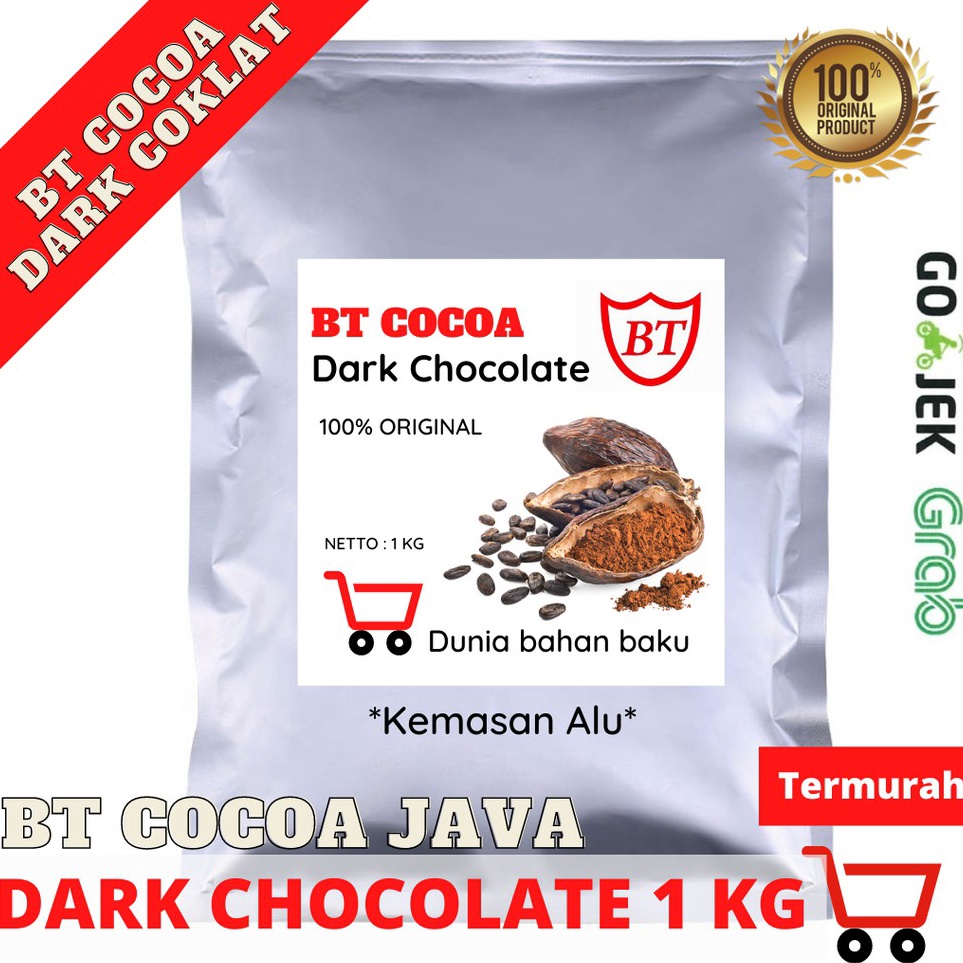 

Stok Banyak BT COCOA JAVA DARK POWDER BT1000HA 1 kg coklat ASLI