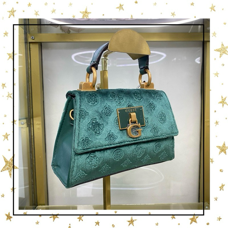 Tas Stephi Micro Mini Suede Slingbag Crossbody Guess