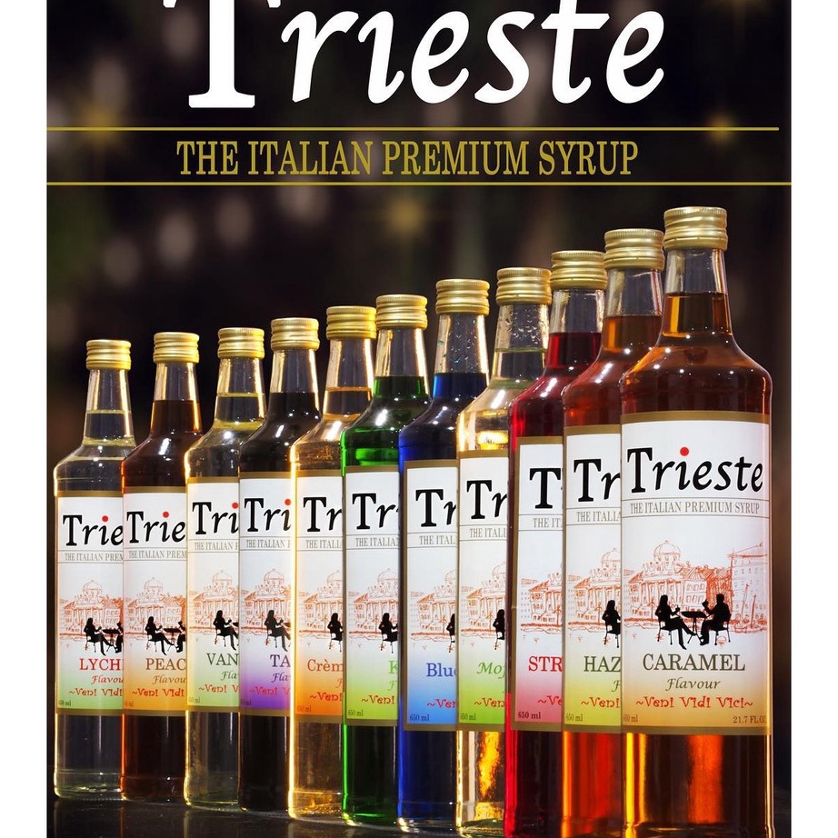 

Terlaris Trieste Sirup Syrup Premium Italy 650ml