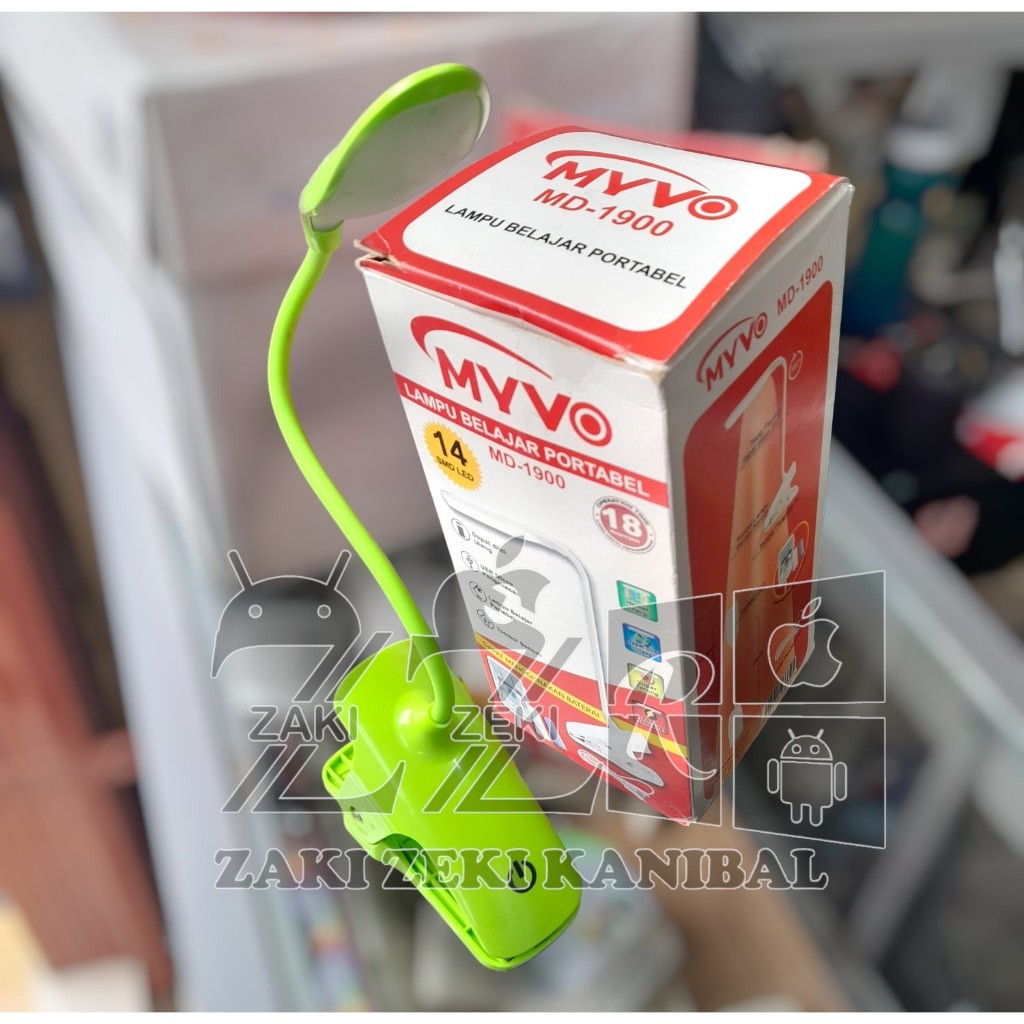 LAMPU MEJA BELAJAR SENTUH JEPIT CAS MYVO MD-1900