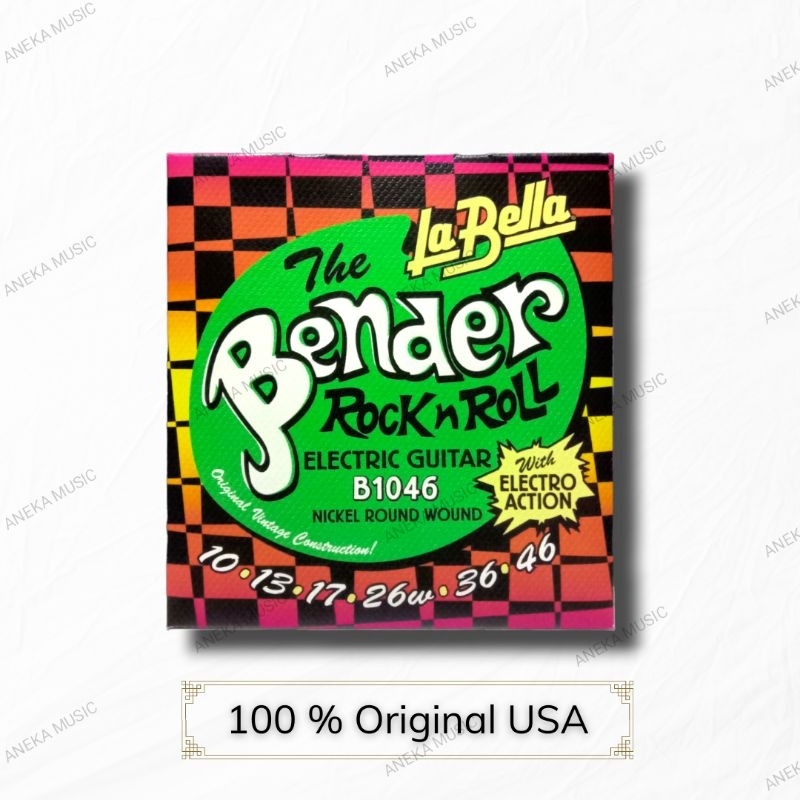 senar gitar listrik la bella the bender 1046 original