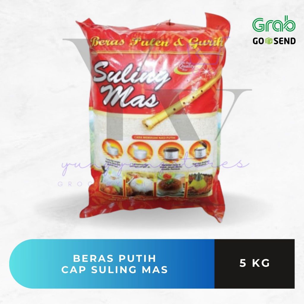 

Beras Putih Premium Pulen Cap Suling Mas Karawang 5 kg