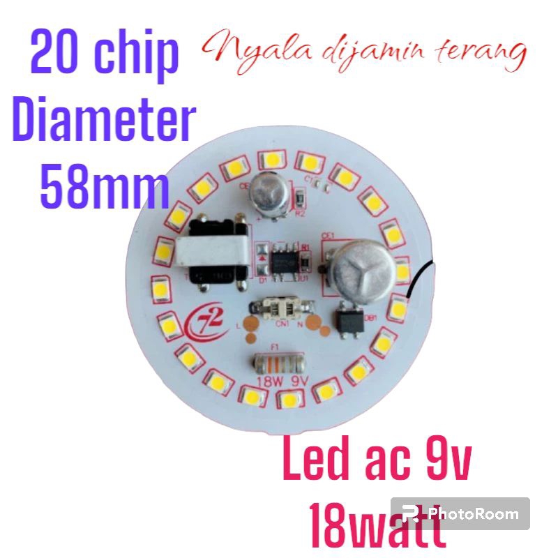 MESIN LAMPU LED  AC 18 WATT